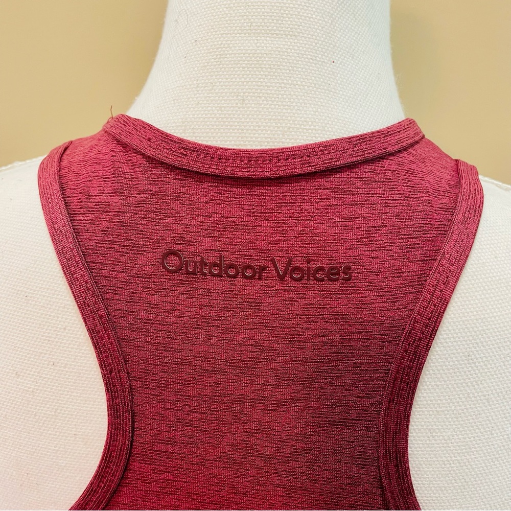 Outdoor Voices Athena Dress XS NWT Shiraz Red Heather - Picture 3 of 9